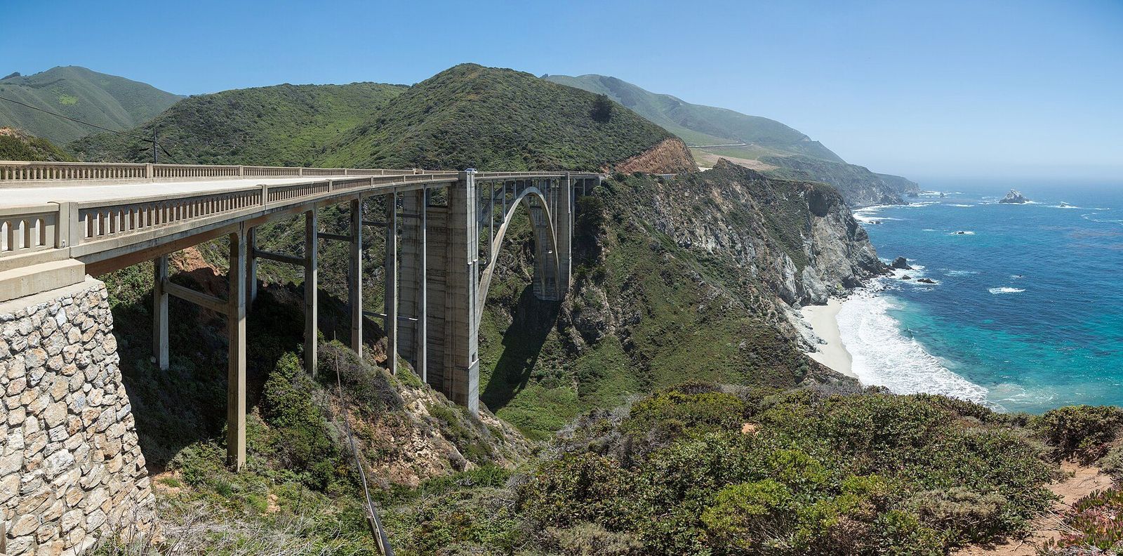 Bixby Creek Bridge — the Big Sur stretch's signature span